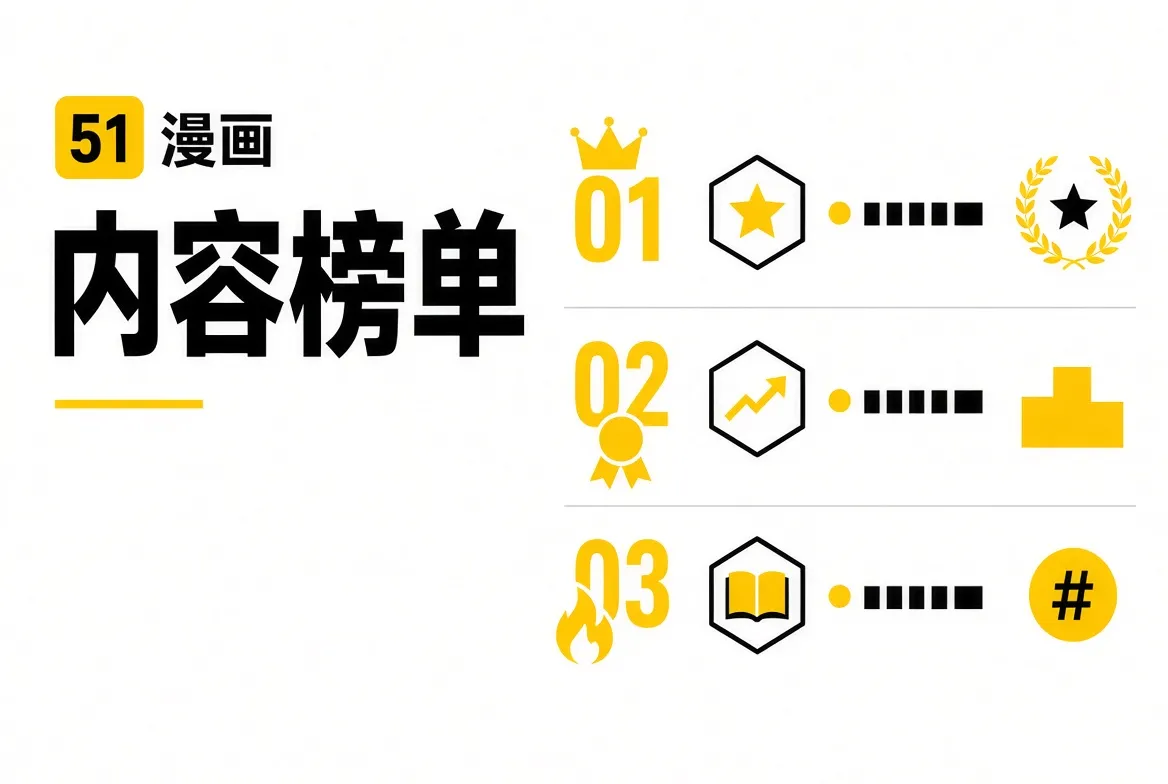 51漫画编辑榜单视觉
